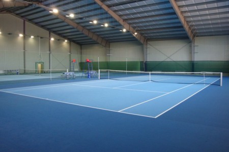 Теннисный корт на 2 площадки