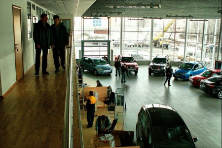 Prefabricated car dealerships FORD